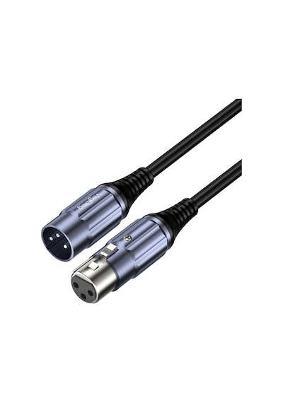 Veggieg Xlr Erkek Dişi Profesyonel Mikrofon Kablosu Hi-fi Ses Kalitesi Ofc Bakır Enstrüman Ses Kablosu 20 Metre
