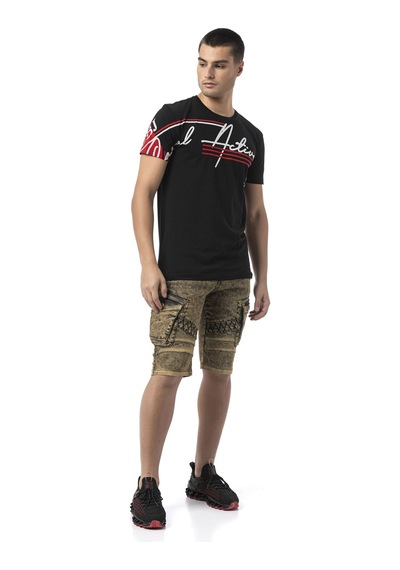 Cipo & Baxx Ct796 King Mode Activated Erkek T-shirt L