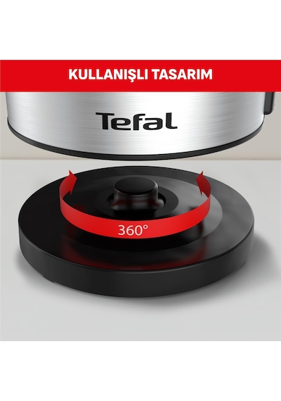 Tefal Işıklı Cam 1.7 LT 2000 W Kettle