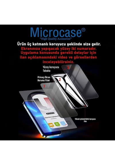 Samsung Galaxy Z Fold 7 İle Uyumlu Privacy Gizlilik Filtreli Hayalet Nano Ekran Koruyucu-ekm110
