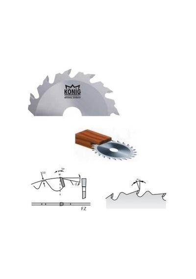 König 200x10.0x30z18 Elmas Uçlu Alucopan Testeresi