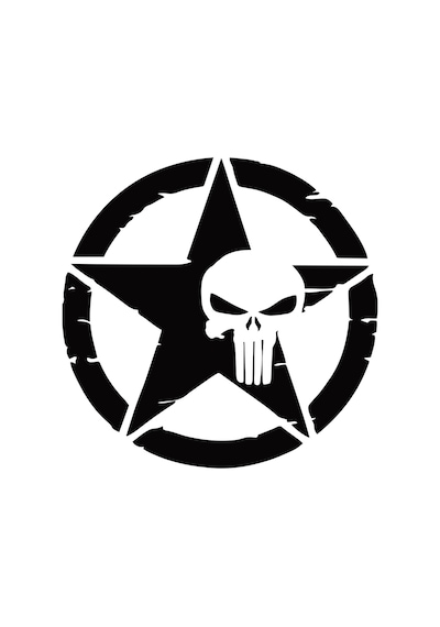 Army Yıldız Off Road Sticker Oto Sticker 4X4 Sticker