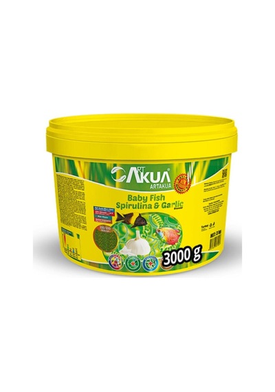Baby Fish Spirulina&garlic Granulat 200 Gr