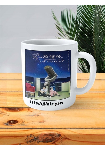 Kimi Wa Houkago Insomnia Baskılı Kupa Bardak Kişiye Özel Model 1 Çok Renkli