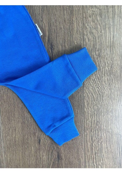 2d2b Hello Friends Alttan Çıtçıtlı Bereli Unisex 3lü Bebek Takım Mavi