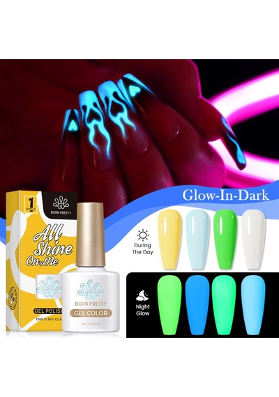 Born Pretty 10 Ml Fosforlu Luminous Kalıcı Oje Ng001 55949