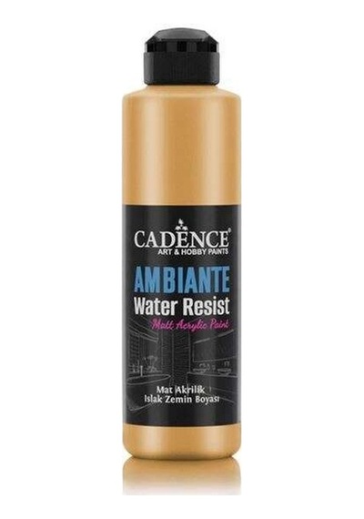 Cadence Ambiente Islak Zemin Boyası 250 Ml Metalik Antik Altın + 10 G Katalizör