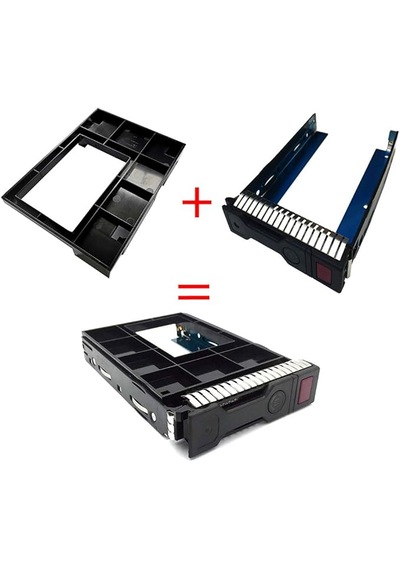 Hp 2.5" To 3.5" Sas/sata/ssd Tray Adapter 651314-001 661914-001