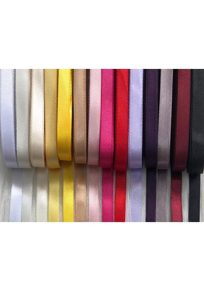 Saten Kurdele 1cm X 10m Kırmızı