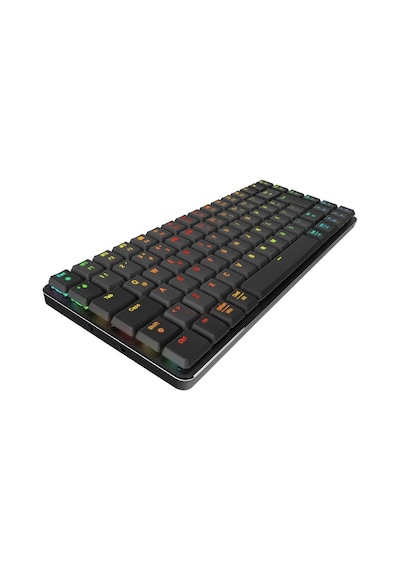 Rampage W-Granite Low Profile Mavi Switch Q RGB Mekanik Oyuncu Klavyesi