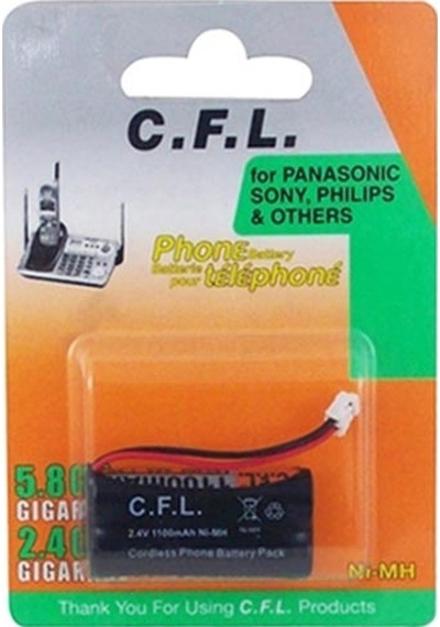 TELSİZ TELEFON PİLİ 2.4V 1100MAH Nİ-MH CFL