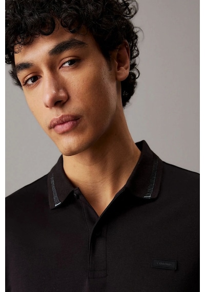 Calvin Klein Lıquıd Touch Texture Collar Polo Çok Renkli