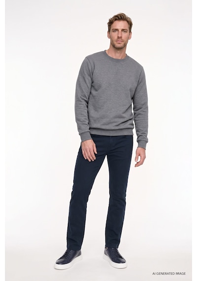 AC&Co / Altınyıldız Classics 360 Derece Her Yöne Esneyen Slim Fit Dar Kesim Diyagonal Desenli Erkek Pantolon Lacivert Çok Renkli AC&Co / Altınyıldız Classics 360 Derece Her Yöne Esneyen Slim Fit Dar Kesim Diyagonal Desenli Erkek Pantolon Lacivert Çok Renkli