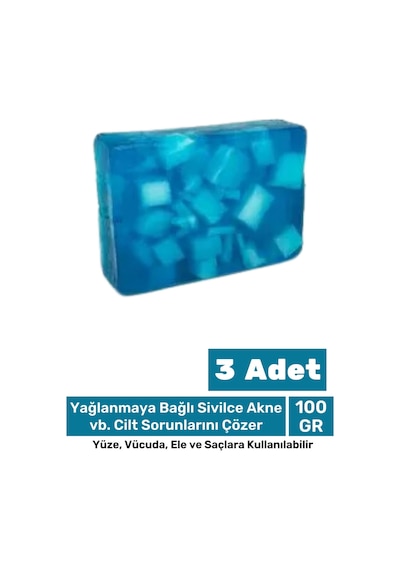 %100 Doğal Güzel Kokulu El Yüz Saç Vücut Cilt Orijinal Bitkisel Kolojen Sabunu 100g - 3 Adet