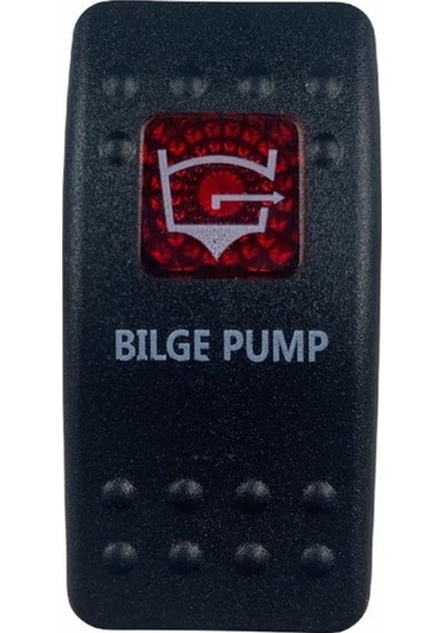 Marin Switch 3P On-Off 12-24V Kırmızı Sintine Pompa