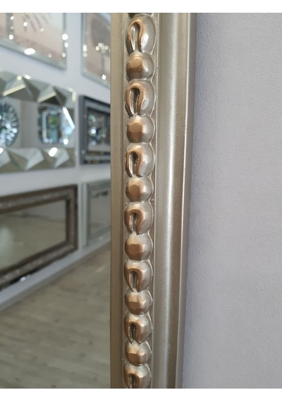 Ayna Denizi Princess Great Shiny Gold Model Platin Altın Renk Dekoratif Boy Aynası Platin Altın
