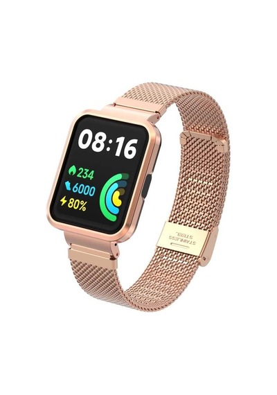 İle Uyumlu 2 Lite Krd-66 Metal Kordon Rose