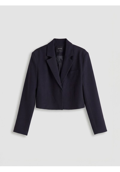 Lcw Vision Lacivert Kadın Crop Blazer Ceket