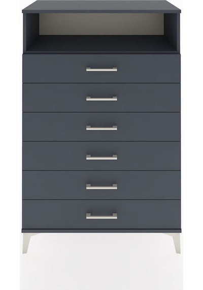 Hyperion Dolap Tek Raflı 6 Çekmeceli 88x44x134 Antrasit-antrasit Antrasit Hyperion Dolap Tek Raflı 6 Çekmeceli 88x44x134 Antrasit-antrasit Antrasit