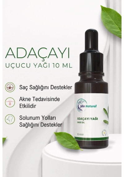 Adaçayı Uçucu Yağ 10 Ml - Şile Aromatik Bitkiler Tarımsal Kalkınma Kooperatifi
