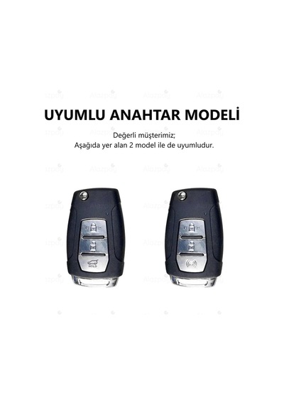 Ssangyong Torres Kyron 2 Sanka Korando Tivoli Actyon Gümüş Kenar Tpu Anahtar Kılıfı Beyaz