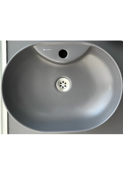 Alto Lavabo Mat Antrasit 50 Cm