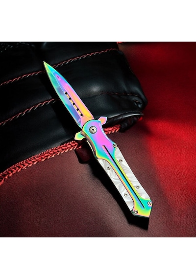 Es 02 Rainbow Kamp Çakı Çok Renkli