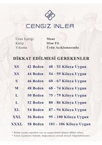 Cengiz İnler Kırlangıç Yaka Tek Düğme Klasik Erkek Ceket 001