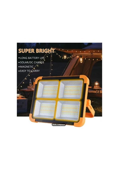 Prokama Ledli Solar Projektör 100w Bk-100w 5570 Diğer