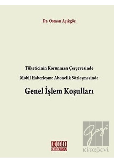 On İki Levha Yayınları - Genel İşlem Koşulları