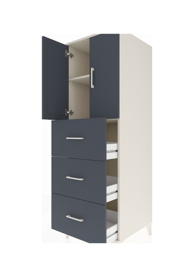 Kronos Dolap 2 Raflı 3 Çekmeceli 2 Kapaklı 60x59x182 Aytaşı-a... Aytaşı Kronos Dolap 2 Raflı 3 Çekmeceli 2 Kapaklı 60x59x182 Aytaşı-a... Aytaşı
