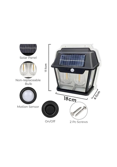 Solar Outdoor Lamba Renkli