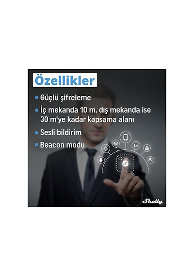 Shelly BLU Button Tough Akıllı Kontrol Butonu