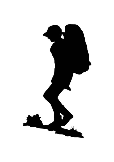 Dağcı Trekking Doğa Yürüyüş Naturel Hayat Spor Sticker 01503