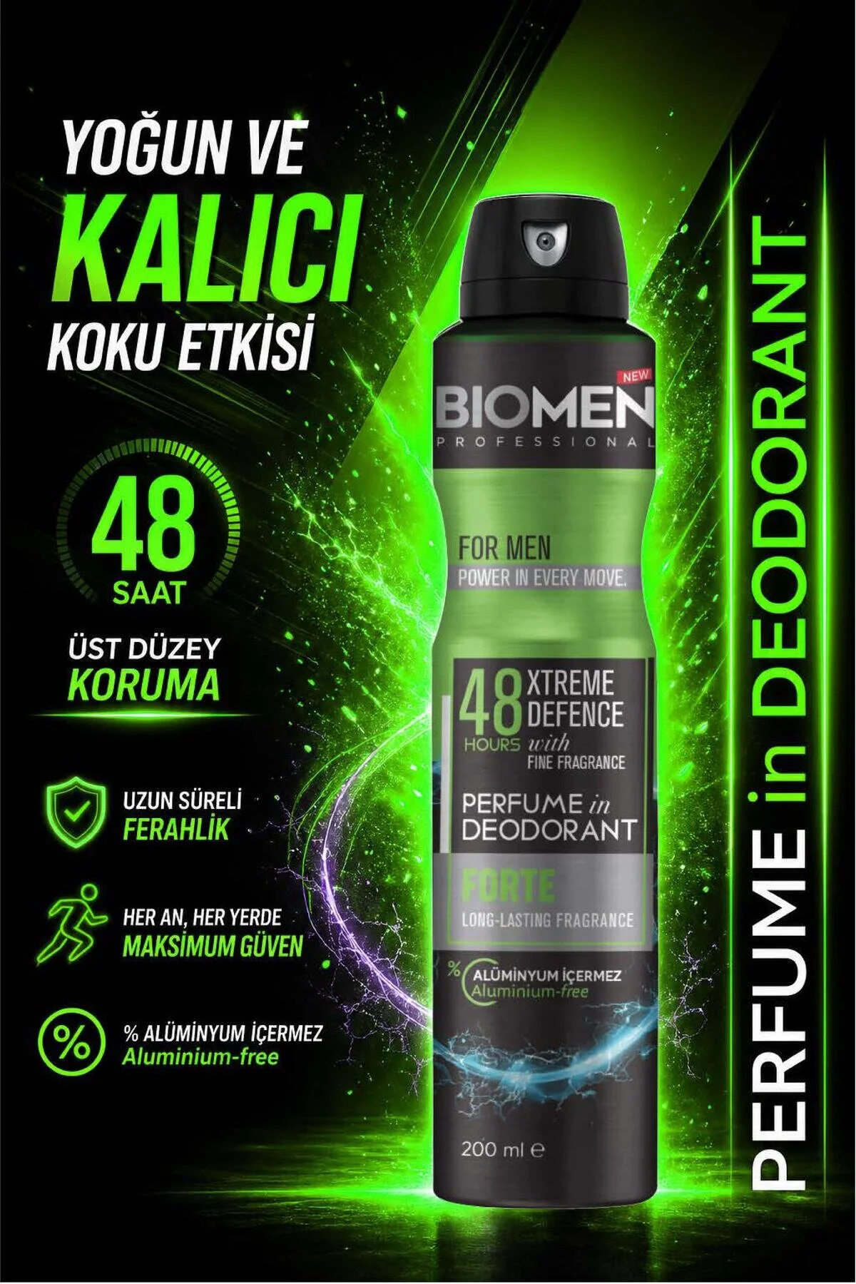 Perfume İn Deodorant For Men Forte 3x 200 Ml