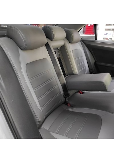 Volkswagen Jetta Highline Araca Özel Deri Oto Koltuk Kılıfı (455512259)