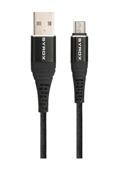 Syrox C89 Metal Micro Data Usb Şarj Kablosu C-89 (509832018)
