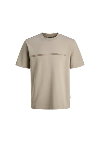 Jack & Jones Erkek Bisiklet Yaka Minimal Logo Baskili Tisört - Fusion - 12289936 Pure Cashmere