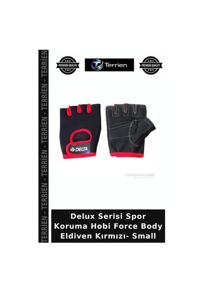 Delux Serisi Spor Koruma Hobi Force Body Eldiven Kırmızı- Small