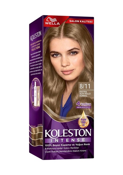Koleston Intense 8/11 Ekstra Açık Küllü Kumral - 8 Adet Tarı