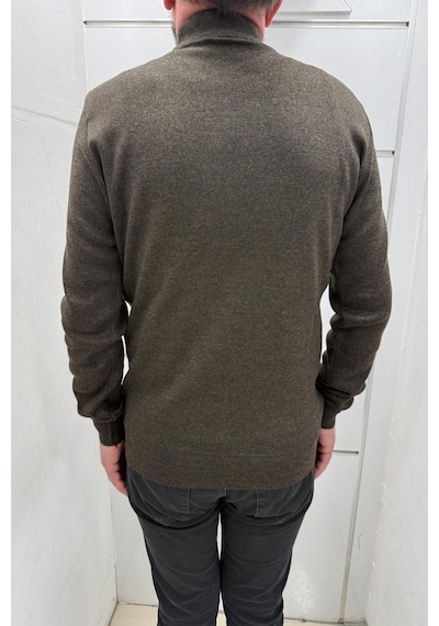 Santa Dmctekstil Erkek Düz Snt-8109 Spor Kesim Rahat Kalıp Yarım Balıkçı Yaka Kışlık Yünlü Kazak Kahverengi Santa Dmctekstil Erkek Düz Snt-8109 Spor Kesim Rahat Kalıp Yarım Balıkçı Yaka Kışlık Yünlü Kazak Kahverengi