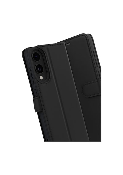 Samsung Galaxy S25 Uyumlu Edge Trend S Plus Kapaklı Kılıf - Siyah