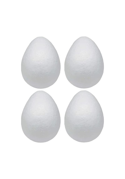 Mas Mileo Strafor Köpük Figür - Yumurta - 8cm - 4'lü Paket 1861