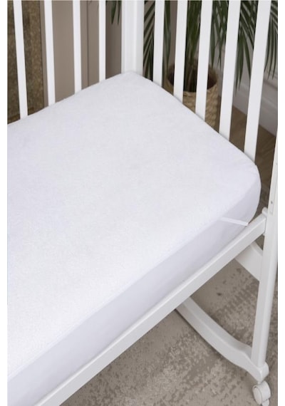 Bebesi Bebe Alezi Sıvı Geçirmez Pamuklu 70x110 Cm Beyaz