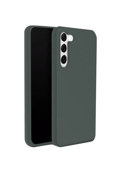 Galaxy S24 Kılıf First Silikon - Koyu Yeşil