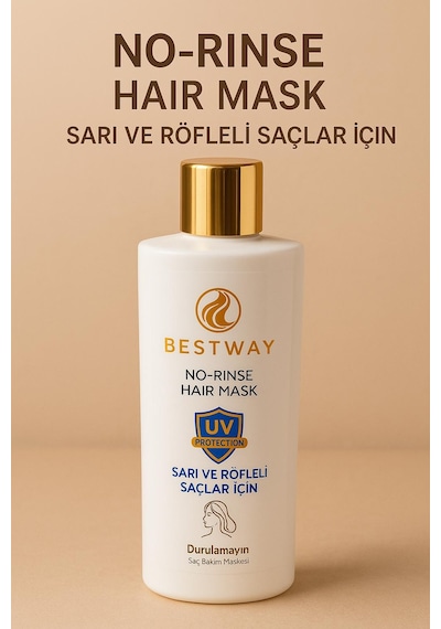 Bestway Sarı ve Röfleli Saçlar İçin Durulanmayan Saç Maskesi 500 ML