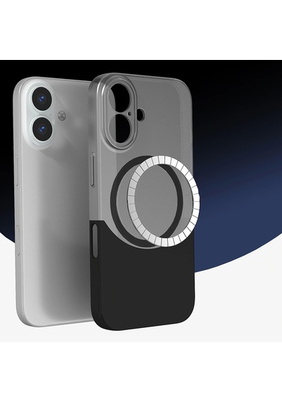 Apple Uyumlu iPhone 16 Plus Kılıf M-safe Şarj Özellikli Mıknatıslı Redclick Duble Kapak