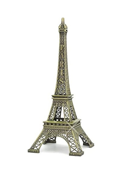 Minyatür Metal Eyfel Kulesi Dekoratif Biblo 25 Cm Standart