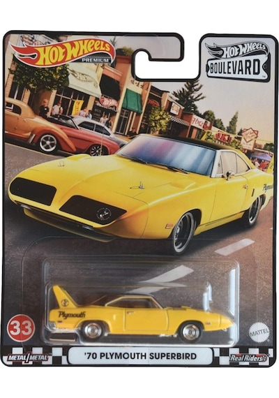 Hot Wheels Premium Boulevard '70 Plymouth Superbird Sarı