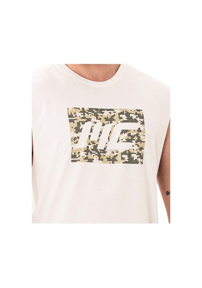 Musclecloth Tactical Kolsuz T-shirt Kırık Beyaz Kırık Beyaz